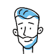 icon of man smiling avatar